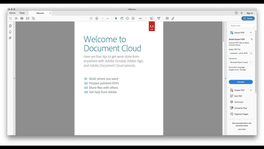 Adobe pdf editor free download for mac